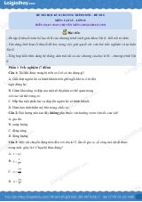 Đề thi học kì 2 Vật lí 10 Kết nối tri thức - Đề số 8